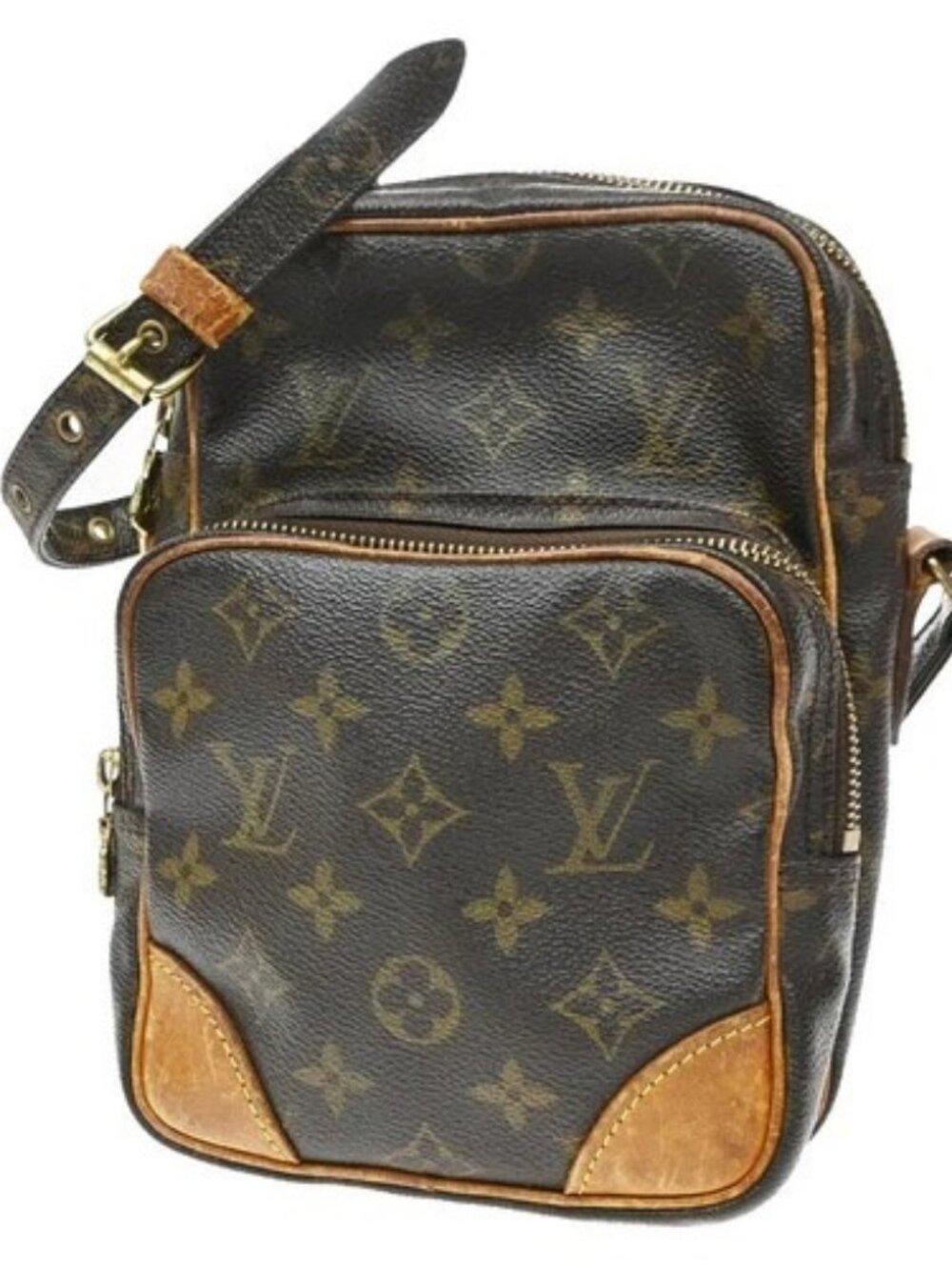 LOUIS VUITTON Amazon Crossbody Shoulder Bag Monogram Leather BN M45236 30CB124